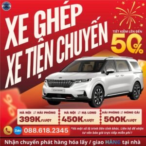 🚘 Dịch vụ: XE GHÉP - XE TIỆN CHUYẾN